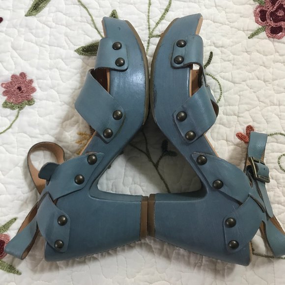 Kork-Ease Deborah Leather Retro Style Clog Shoes 7 - Picture 3 of 8